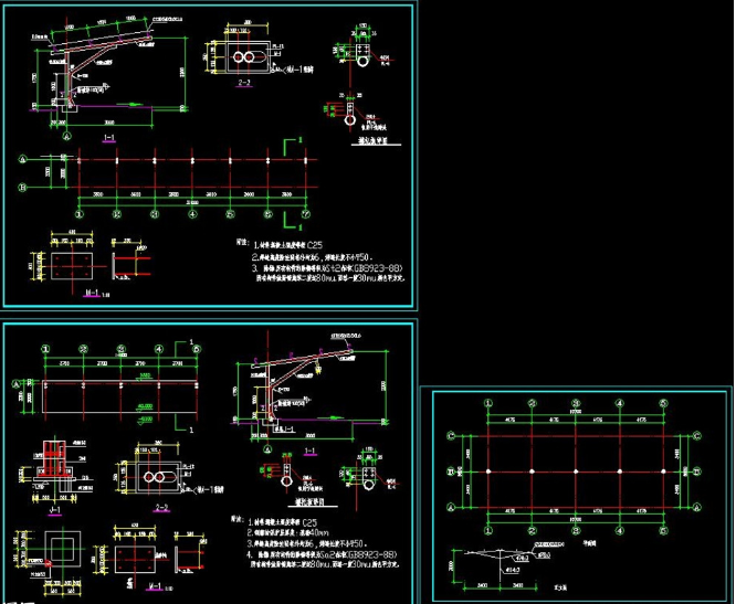 日照钢构汽车棚设计