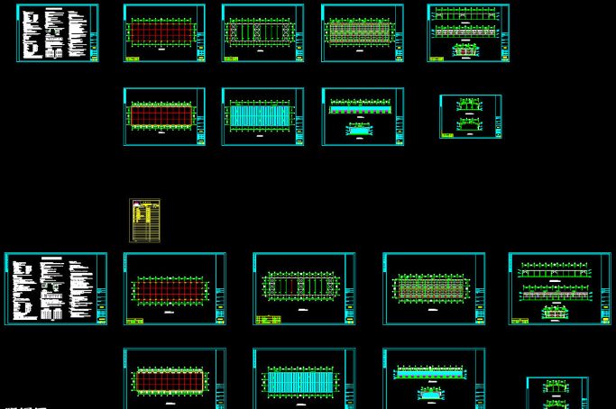 日照钢结构厂房图纸