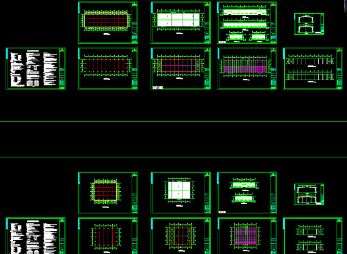 日照钢结构厂房图纸