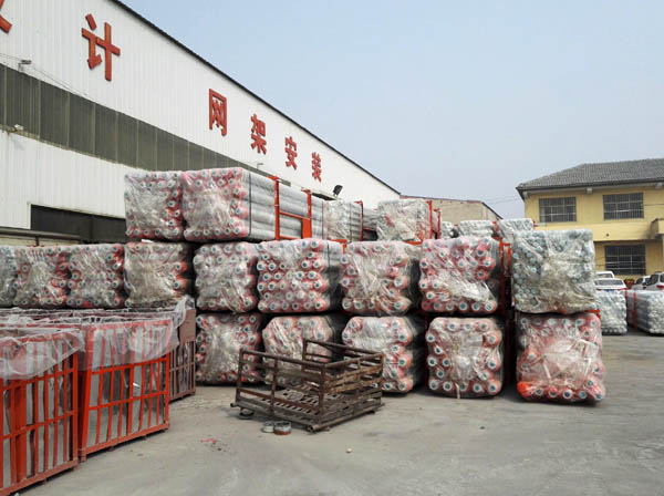 日照网架成品待发