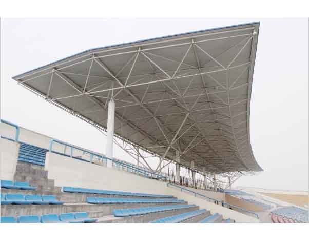 日照河南理工大学体育场看台网架