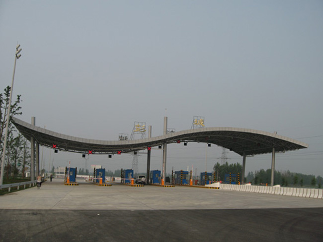 日照收费站网架